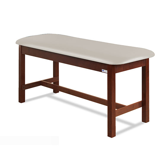 Clinton Industries - 100-24 Classic Treatment Table w/ Flat Top. 400 lbs Capacity, 24" W x 72" L [Natural Finish]