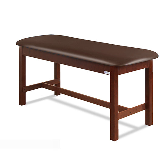Clinton Industries - 100-24 Classic Treatment Table w/ Flat Top. 400 lbs Capacity, 24" W x 72" L [Natural Finish]