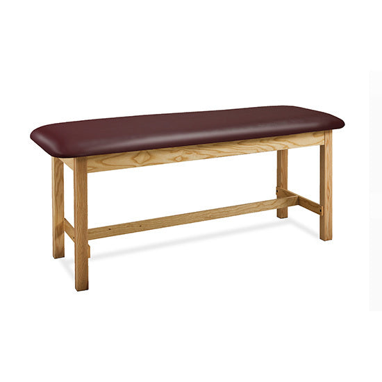 Clinton Industries - 100-38 Classic Treatment Table w/ Flat Top. 400 lbs Capacity, 30" W x 78" L [Natural Finish] - Clinton Industries product image