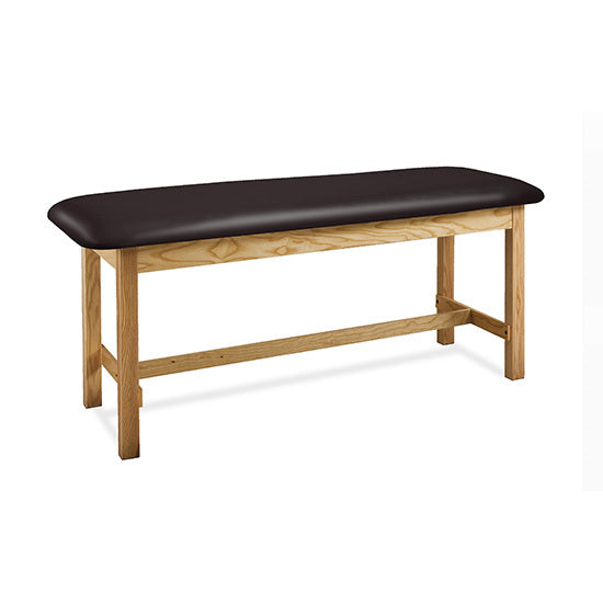 Clinton Industries - 100-38 Classic Treatment Table w/ Flat Top. 400 lbs Capacity, 30" W x 78" L [Natural Finish] - Clinton Industries product image