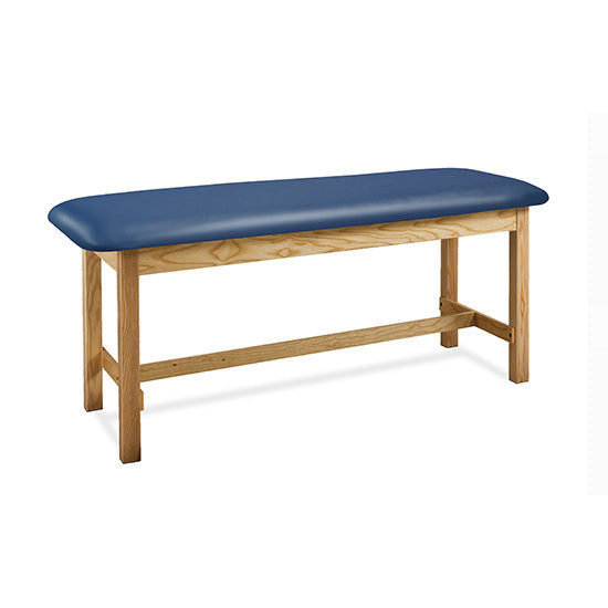 Clinton Industries - 100-24 Classic Treatment Table w/ Flat Top. 400 lbs Capacity, 24" W x 72" L [Natural Finish]