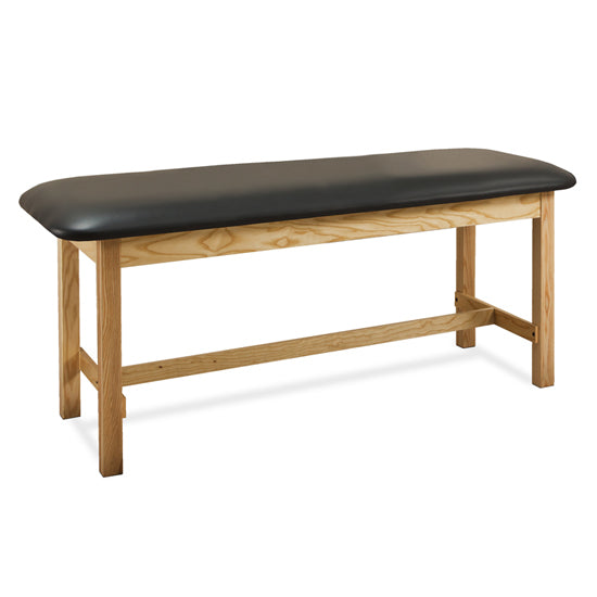 Clinton Industries - 100-24 Classic Treatment Table w/ Flat Top. 400 lbs Capacity, 24" W x 72" L [Natural Finish] - Clinton Industries product image