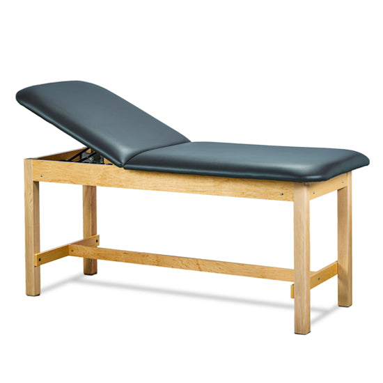 Clinton Industries - 1015-24-088 Classic Treatment Table w/ Flat Top. 500 lbs Capacity Bariatric. 24" W x 72" L [Natural Finish]