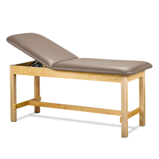 Clinton Industries - 1015-24-088 Classic Treatment Table w/ Flat Top. 500 lbs Capacity Bariatric. 24" W x 72" L [Natural Finish]