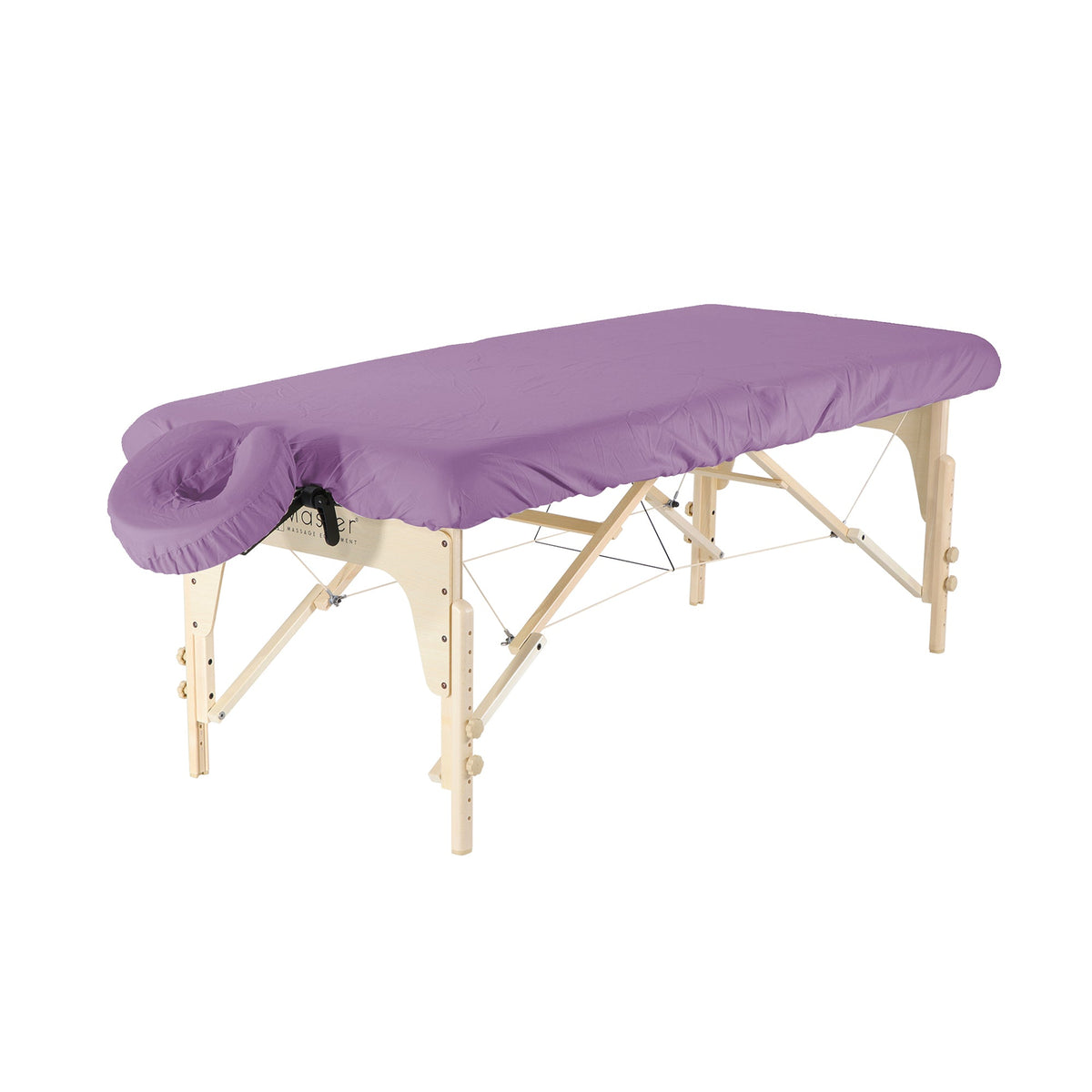 Master Massage - Dignity & Luxury Microfiber Table Cover Set 2 Piece Set Purple   - Machine Washable