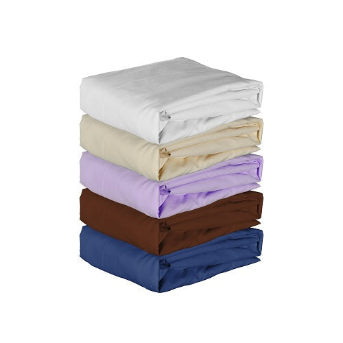 Master Massage - Dignity & Luxury Microfiber Table Cover Set 2 Piece Set Dark Chocolate   - Machine Washable