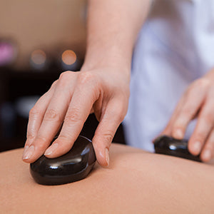 Master Massage - 18 Piece Essential Hot Stone Massage Set Kit Package for Professional or Home Spa, Healing, Pain Relief-Basalt Rock
