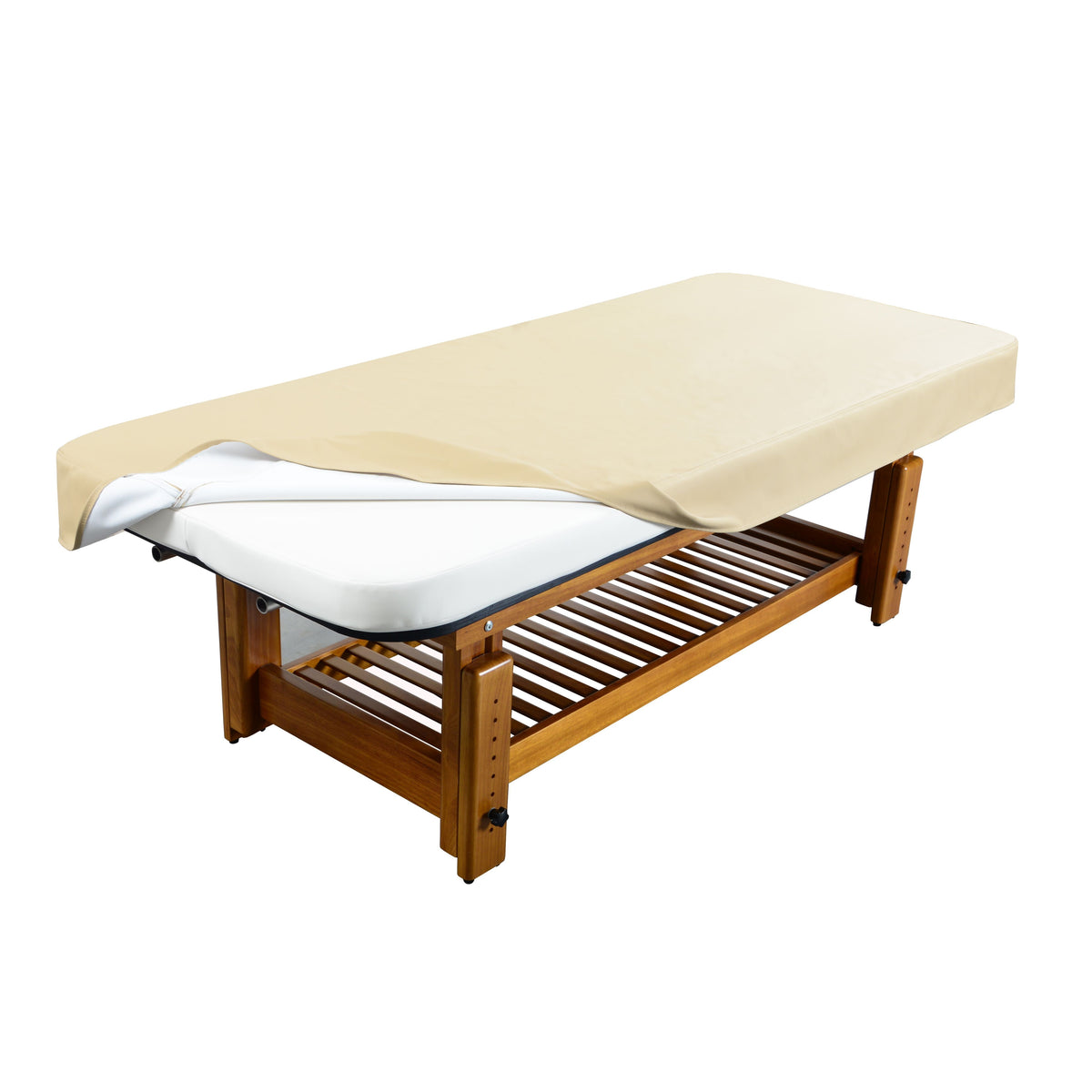 Solterra Indoor/Outdoor Solid Teak Spa and Massage Table by Touch America