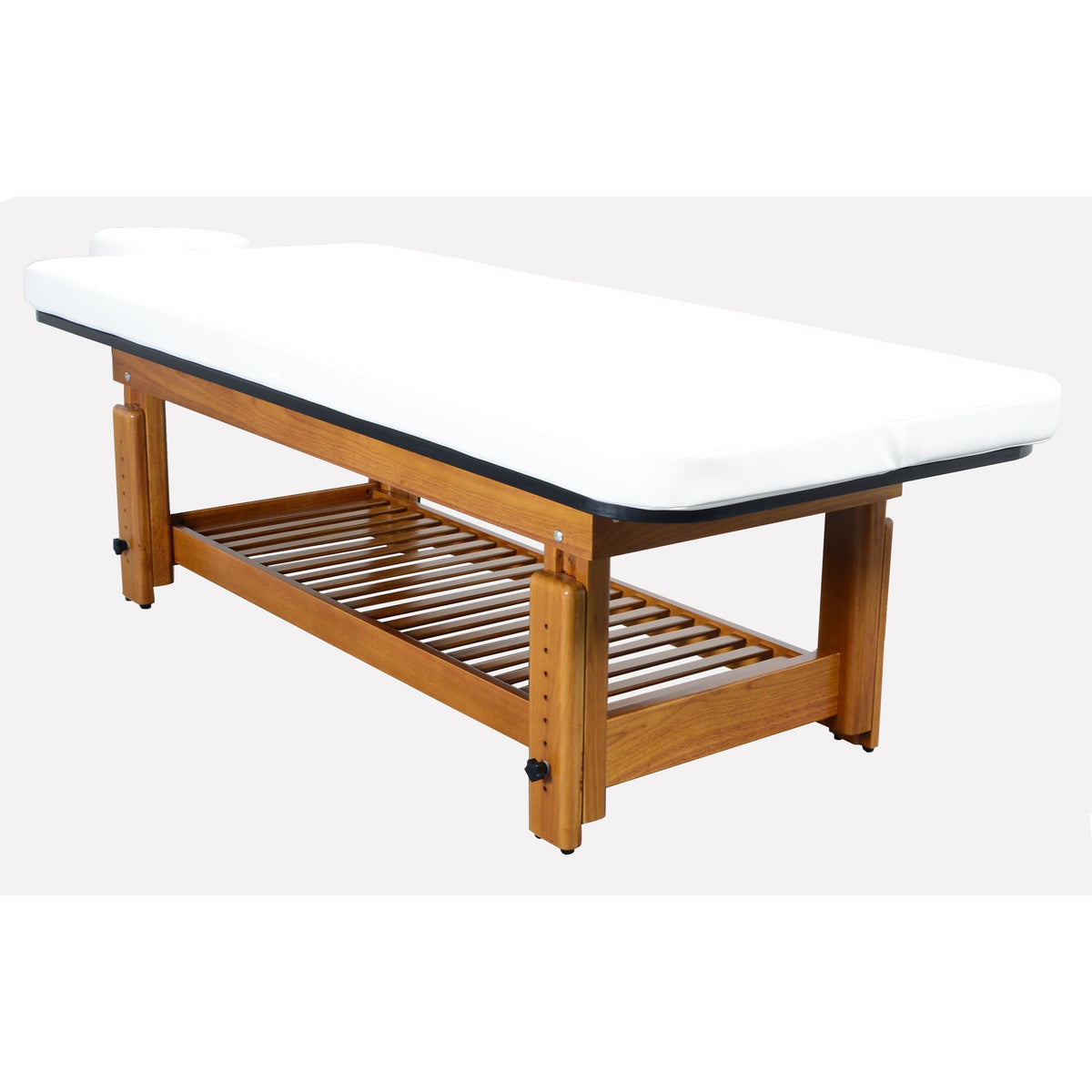 Solterra Indoor/Outdoor Solid Teak Spa and Massage Table by Touch America