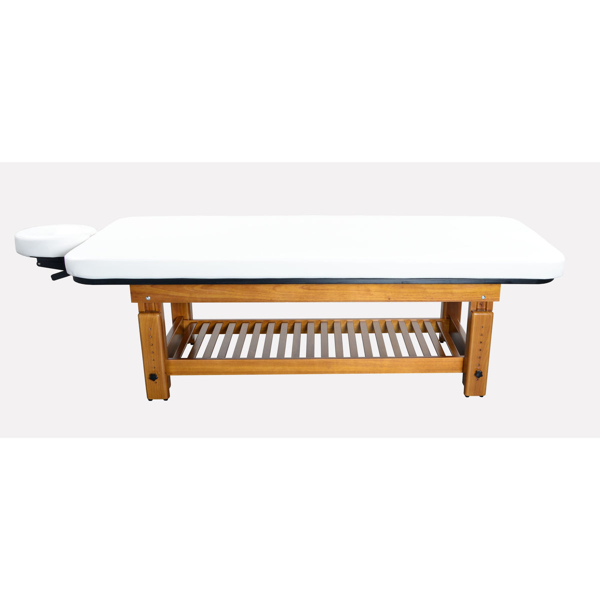Solterra Indoor/Outdoor Solid Teak Spa and Massage Table by Touch America