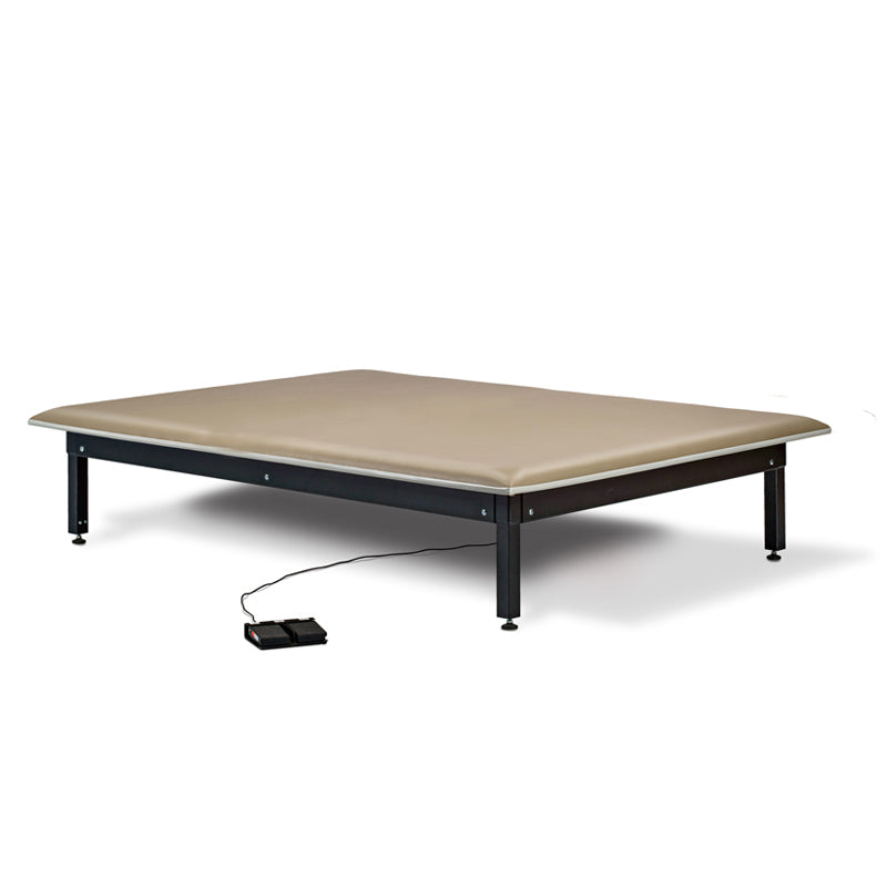 Clinton Industries - 270-57 Bariatric Power Hi-Lo Mat Table w/ Flat Top. 7'L x 5'W, for Physical Therapy - Clinton Industries product image