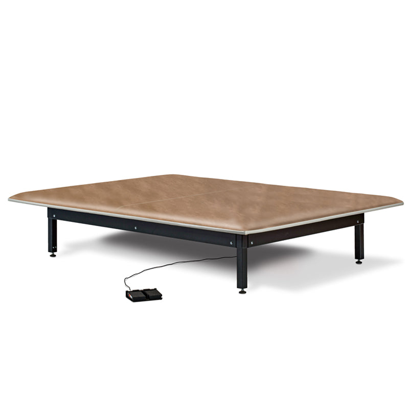 Clinton Industries - 270-46 Bariatric Power Hi-Lo Mat Table w/ Flat Top. 6'L x 4'W, for Physical Therapy - Clinton Industries product image