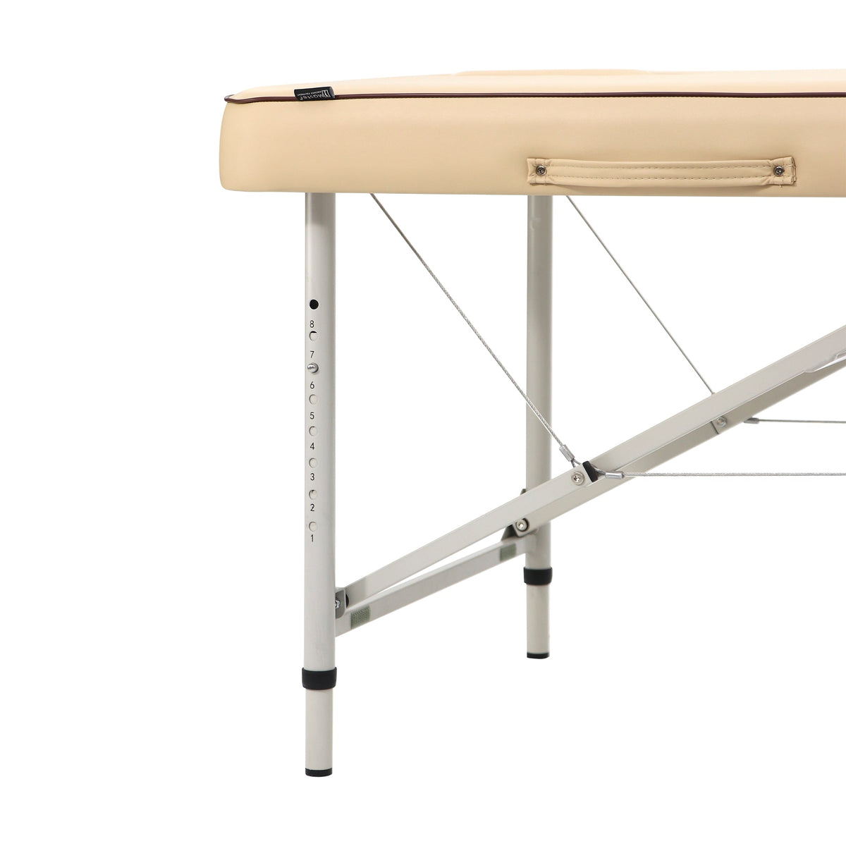 Master Massage - 28” Breeze Light Weight Aluminum Portable Massage Table Package, Cream Color