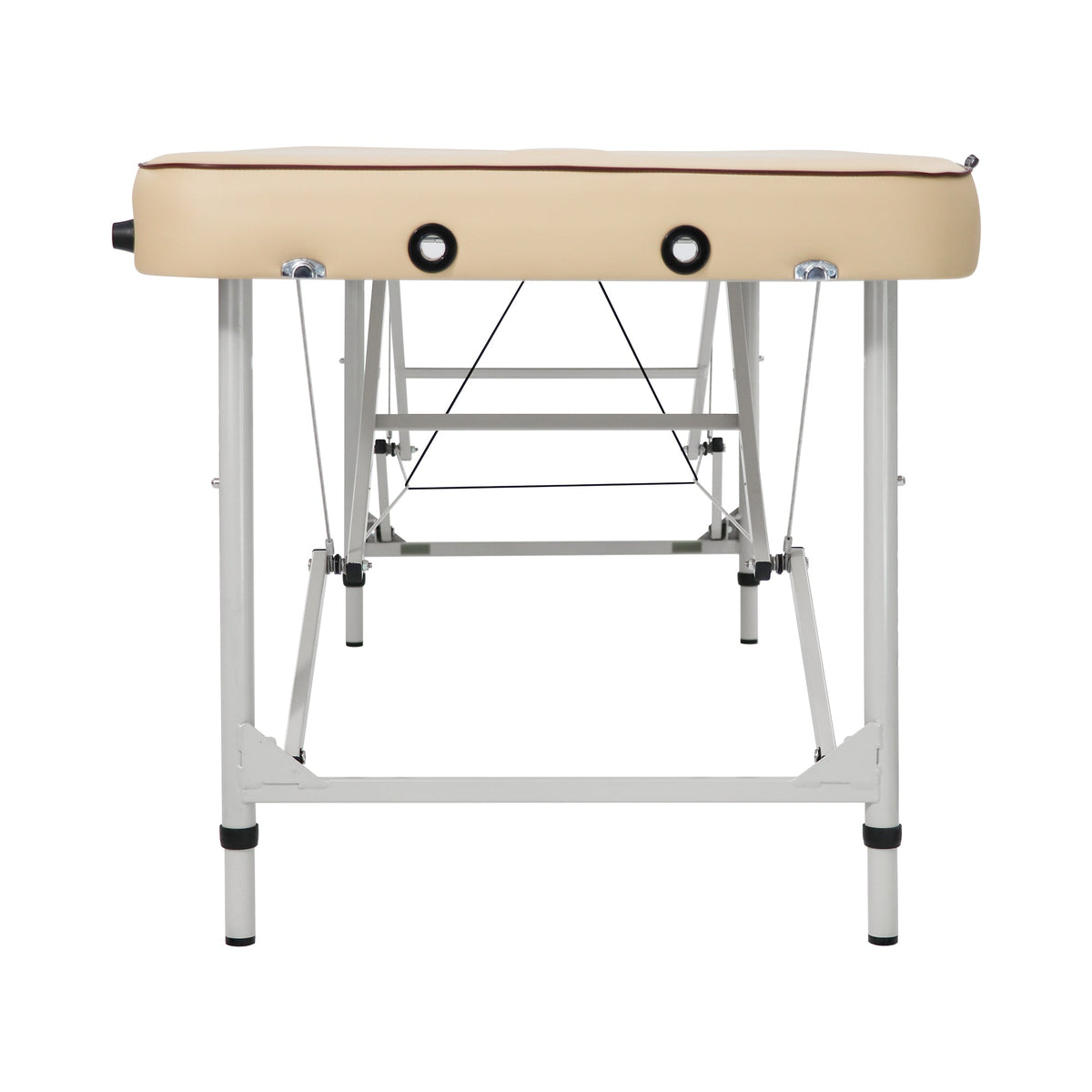 Master Massage - 28” Breeze Light Weight Aluminum Portable Massage Table Package, Cream Color