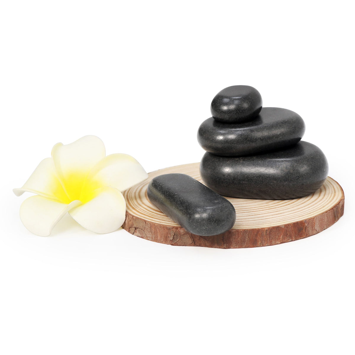 Master Massage - 28 Piece Essential Hot Stone Massage Stone Set Kit Package for Professional or Home Spa Stone Therapy, Healing, Pain Relief-Basalt Rock