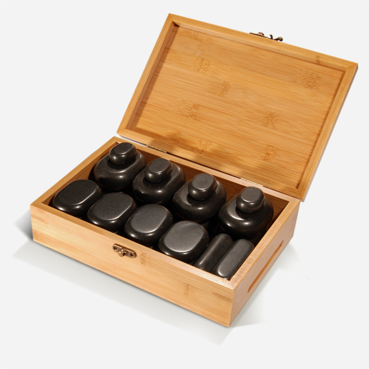 Master Massage - 28 Piece Essential Hot Stone Massage Stone Set Kit Package for Professional or Home Spa Stone Therapy, Healing, Pain Relief-Basalt Rock