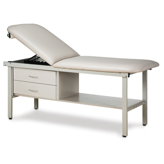 Clinton Industries - P273227 ETA Alpha Treatment Table w/ Drawers, Shelf & Adjustable Back - Clinton Industries product image