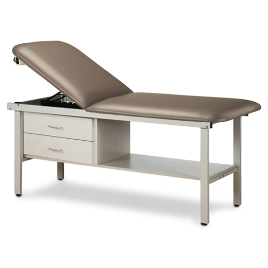 Clinton Industries - 301330 ETA Alpha Treatment Table w/ Drawers, Shelf & Adjustable Back. 72"L x 30"W - Clinton Industries product image