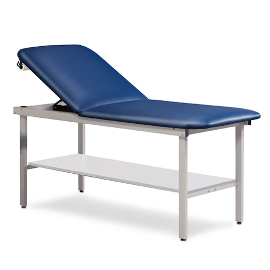 Clinton Industries - 302027 ETA Alpha Treatment Table w/ Shelf & Adjustable Back. 72"L x 27"W - Clinton Industries product image