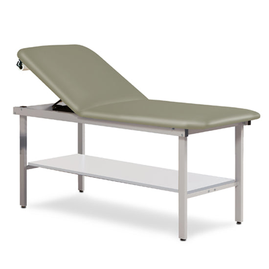 Clinton Industries - 3020-28 ETA Alpha Treatment Table w/ Shelf & Adjustable Back. 78"L x 27"W - Clinton Industries product image