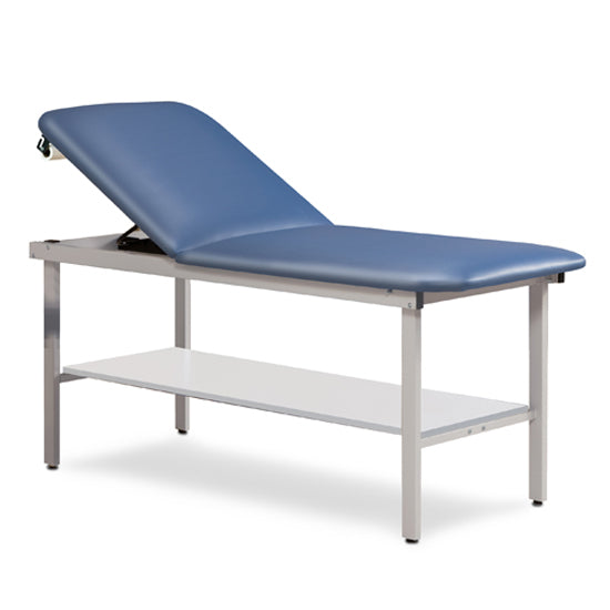 Clinton Industries - 3020-28 ETA Alpha Treatment Table w/ Shelf & Adjustable Back. 78"L x 27"W - Clinton Industries product image