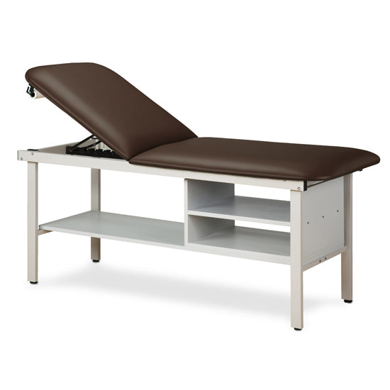 Clinton Industries - 3030-28 ETA Alpha Treatment Table w/ Shelves & Adjustable Back. 78"L x 27"W - Clinton Industries product image