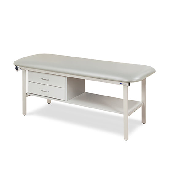 Clinton Industries - 3130-30 Alpha Treatment Table w/ Drawers, Shelf & Flat Top. 72"L x 30"W - Clinton Industries product image