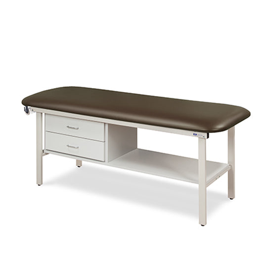 Clinton Industries - 3130-30 Alpha Treatment Table w/ Drawers, Shelf & Flat Top. 72"L x 30"W - Clinton Industries product image