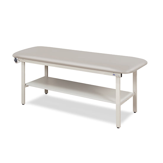 Clinton Industries - 3200 Alpha Treatment Table w/ Shelf & Flat Top - Clinton Industries product image