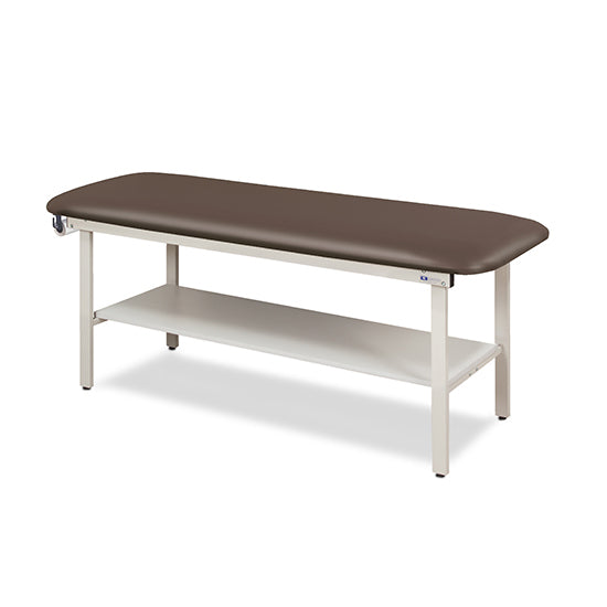 Clinton Industries - 3200-38 Alpha Treatment Table w/ Shelf & Flat Top. 78"L x 30"W - Clinton Industries product image
