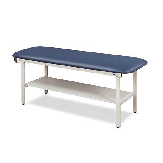 Clinton Industries - 3200-28 Alpha Treatment Table w/ Shelf & Flat Top. 78"L x 27"W - Clinton Industries product image