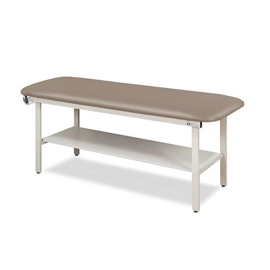 Clinton Industries - 3200 Alpha Treatment Table w/ Shelf & Flat Top - Clinton Industries product image