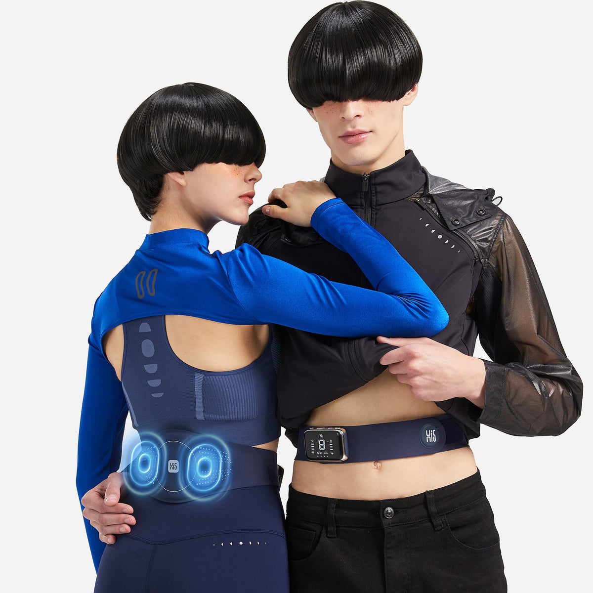 Master Massage - D1 Portable TENS Heating Pad Heated Belt for Lower Back Pain Relief - Tens Pulse-Vibration Massage