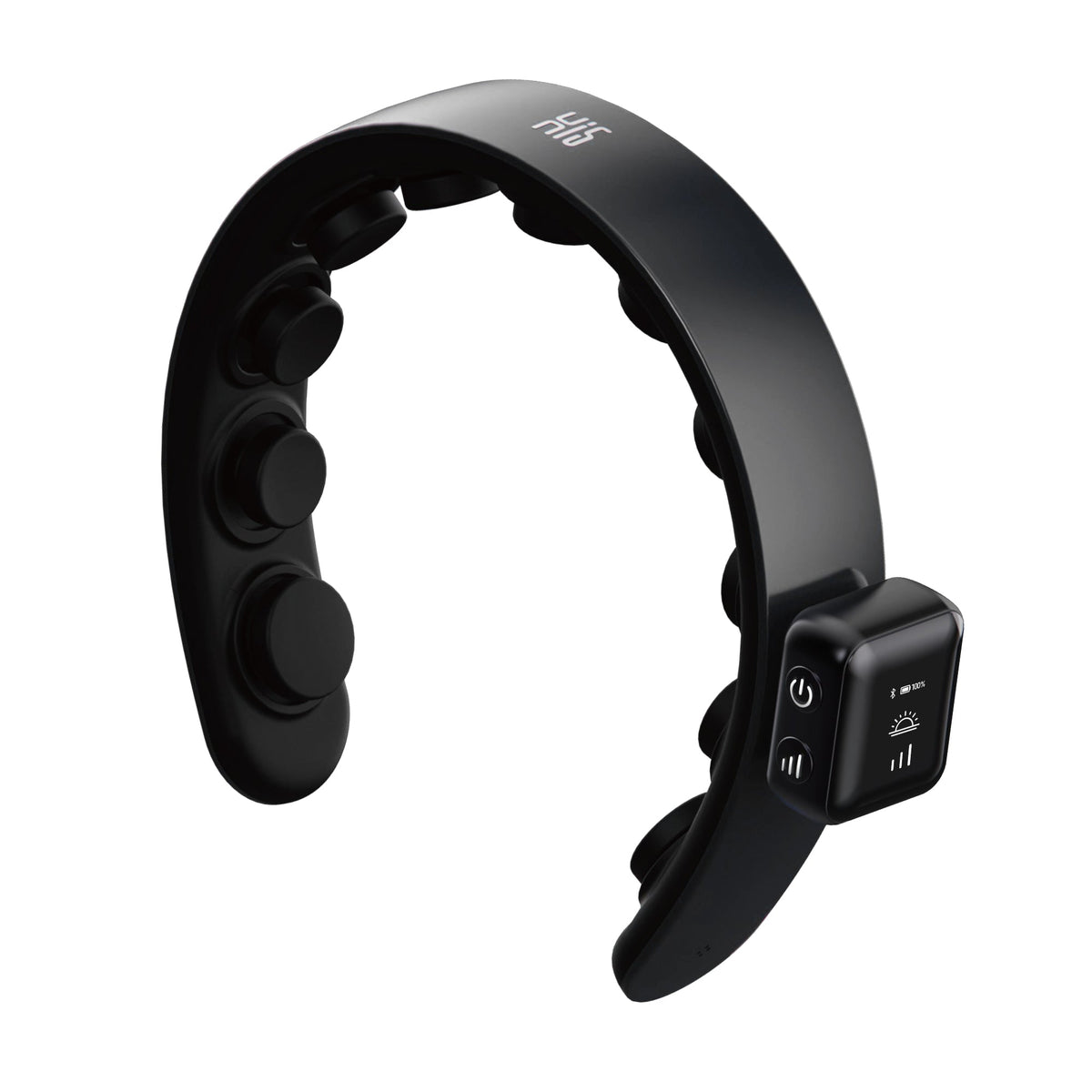Master Massage - H1 Deluxe Hands-Free Scalp Massager, Wearable Headband Massager with 11 Vibration Nodes, 5 Massage Modes, 3 Intensity Levels, App Control, USB-C Rechargeable, Lightweight Portable Head Massager with Travel Pouch