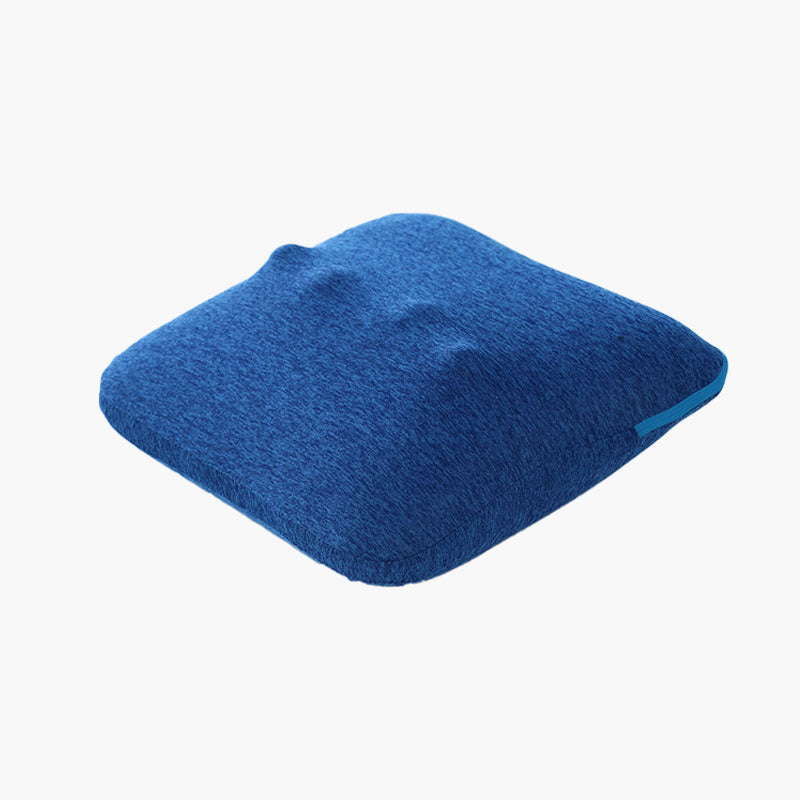 Master Massage - Bravo Shiatsu 4D Kneading Deep Tissue Massage Throw Pillow Blue