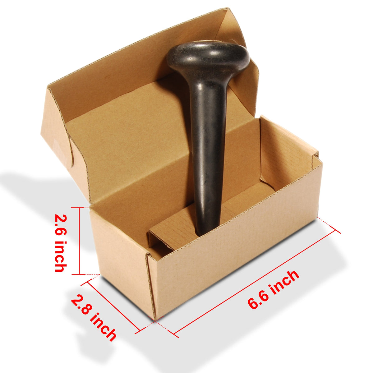 Master Massage - Basalt Nail Shape Hot Stone Massage Trigger Point Tool for Pressure Point