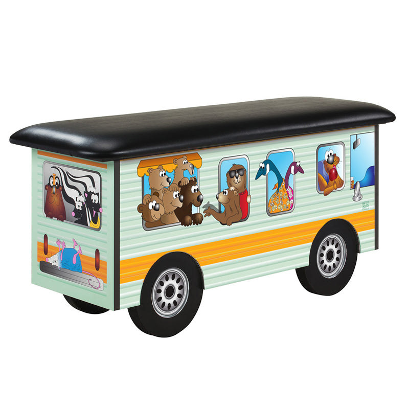 Clinton Industries - 7050 Pediatric Cabinet Treatment Table w/ Flat Top. Cool Camper Bus - Clinton Industries product image