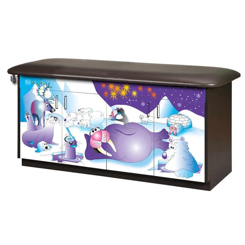 Clinton Industries - 7931 Pediatric Cabinet Treatment Table w/ Adjustable Backrest. Imagination, Cool Pals - Clinton Industries product image