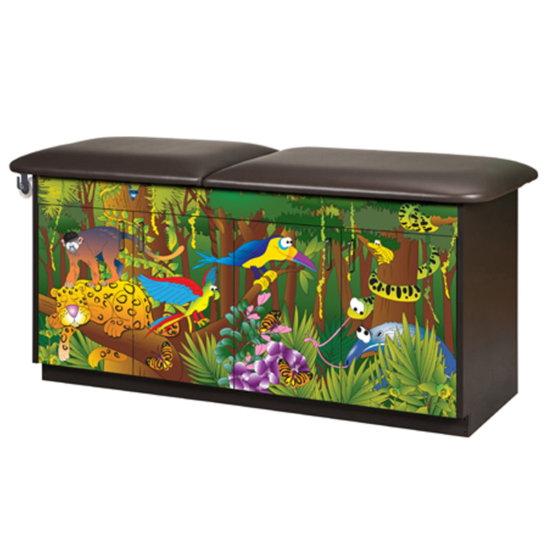 Clinton Industries - 7932-1 Pediatric Cabinet Treatment Table, Flat Top. Imagination, Rainforest Follies - Clinton Industries product image