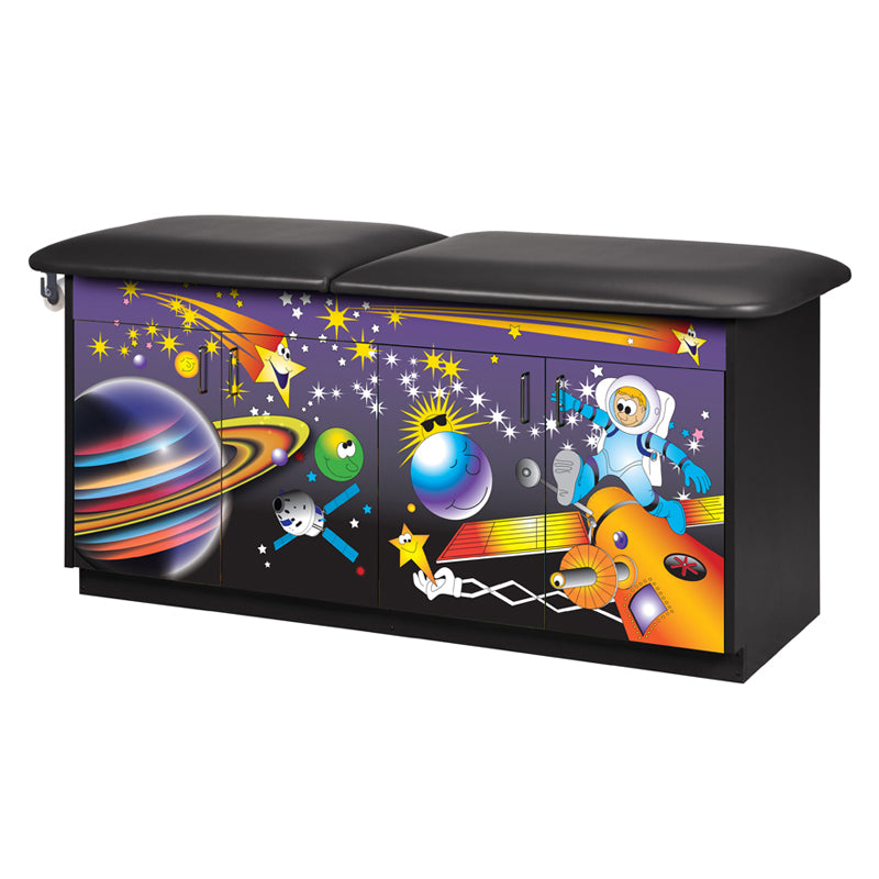 Clinton Industries - 7935 Pediatric Cabinet Treatment Table w/ Adjustable Backrest. Imagination, Space Place - Clinton Industries product image