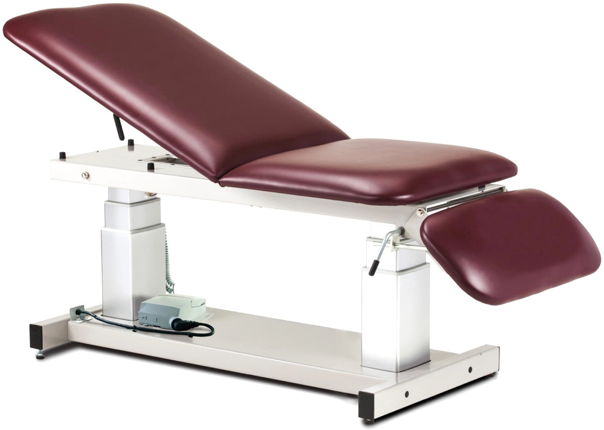 Clinton Industries - 80063 Power Hi-Lo Ultrasound Imaging Table w/ Adjustable Back & Drop Section, 500lbs Capacity. 27"W - product image 1