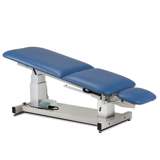 Clinton Industries - 80069 Power Hi-Lo Ultrasound Imaging Table w/ Adjustable Back & Drop Section w/ Stirrups 500lbs Capacity. 27"W - Clinton Industries product image