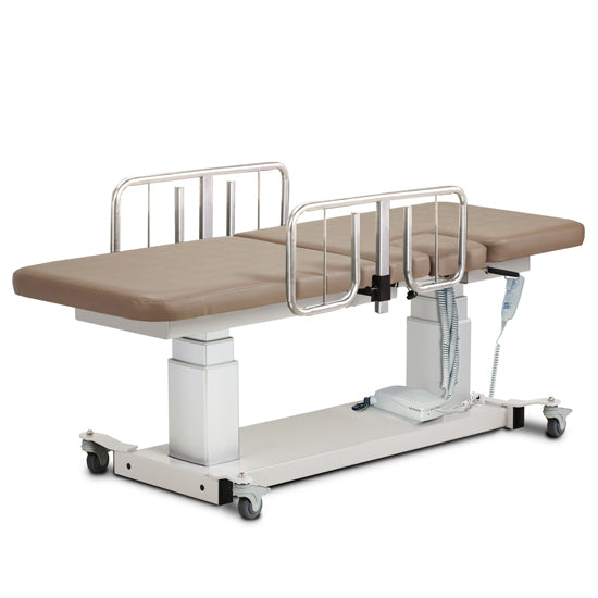 Clinton Industries - 80072 Power Hi-Lo Ultrasound Imaging Table w/ Adjustable Fowler Back & Drop-Window. 27"W - Clinton Industries product image