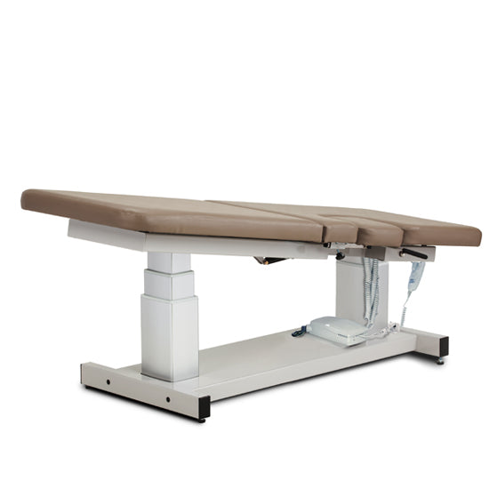 Clinton Industries - 80072-X Power Hi-Lo Ultrasound Imaging Table w/ Adjustable Fowler Back & Drop-Window. Bariatric. 34"W - Clinton Industries product image