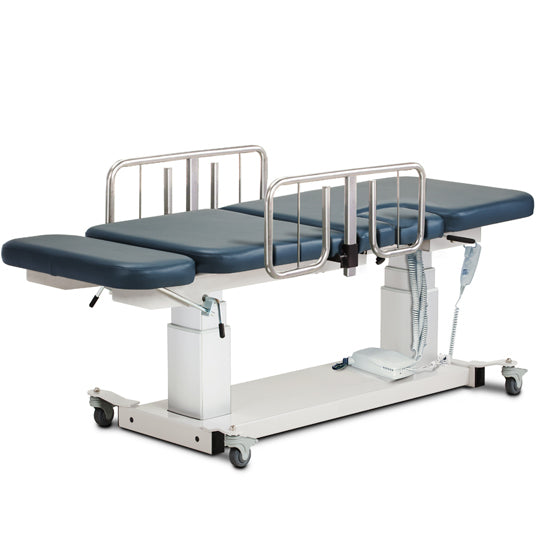 Clinton Industries - 80073 Power Hi-Lo Ultrasound Imaging Table w/ Adjustable Back, Drop Section & Drop-Window, 500lbs Capacity. 27"W - Clinton Industries product image