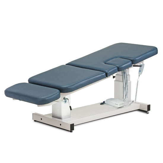 Clinton Industries - 80073-X Power Hi-Lo Ultrasound Imaging Table w/ Adjustable Back, Drop Section & Drop-Window, 600lbs Capacity, Bariatric. 34"W - Clinton Industries product image