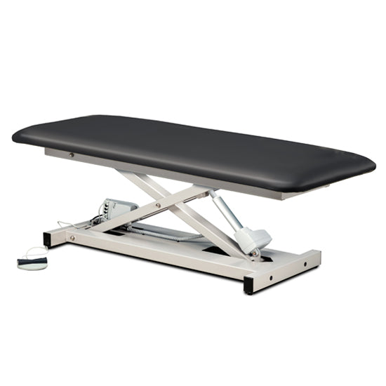 Clinton Industries - 80199 Power Hi-Lo Exam Table. Open Base w/ Flat Top. 600 lbs Capacity, Bariatric. 30"W - Clinton Industries product image