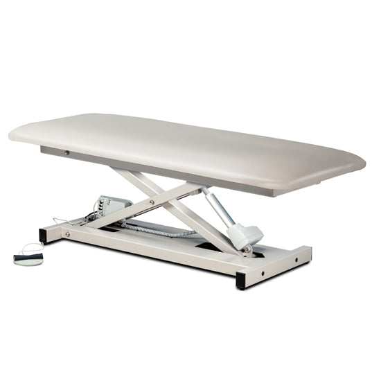 Clinton Industries - 80199 Power Hi-Lo Exam Table. Open Base w/ Flat Top. 600 lbs Capacity, Bariatric. 30"W - Clinton Industries product image
