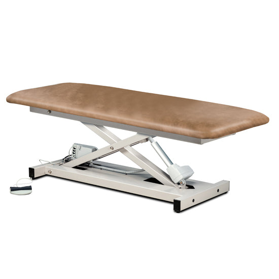 Clinton Industries - 80199 Power Hi-Lo Exam Table. Open Base w/ Flat Top. 600 lbs Capacity, Bariatric. 30"W - Clinton Industries product image
