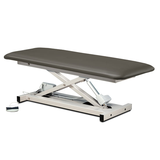 Clinton Industries - 80199 Power Hi-Lo Exam Table. Open Base w/ Flat Top. 600 lbs Capacity, Bariatric. 30"W - Clinton Industries product image